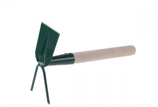 Motyčka plochá 2 hroty s násadou 25cm